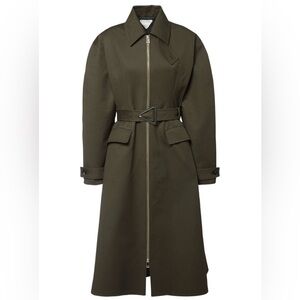 NWT Bottega Veneta Khaki Trench Coat